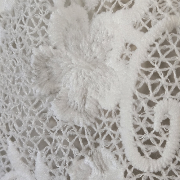 Fairycore Whimsical White Lace Sleeveless Sheer Top O/S - Picture 13 of 13